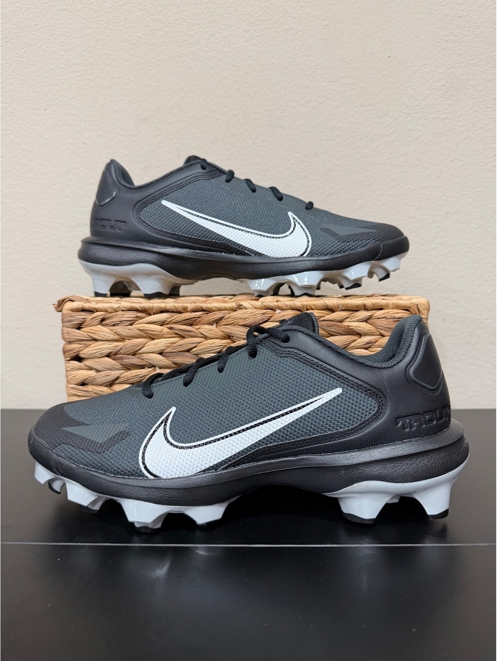 Size 9 - Nike Force Trout 8 Pro MCS “Black Dark Smoke Grey”